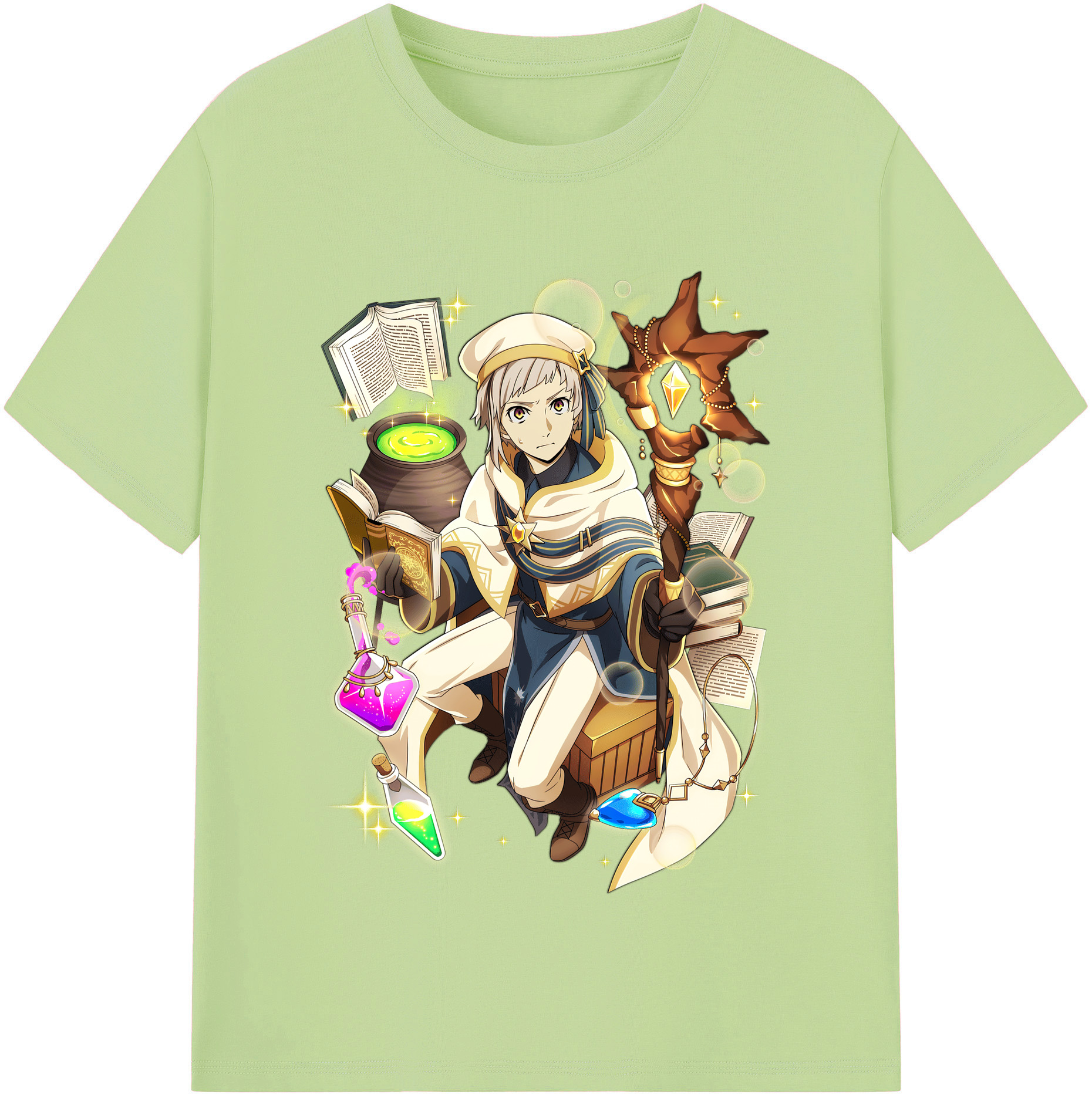 （画像用） 文豪ストレイドッグス Bungo Stray Dogs 綿100％半袖Tシャツ（フロントプリント）